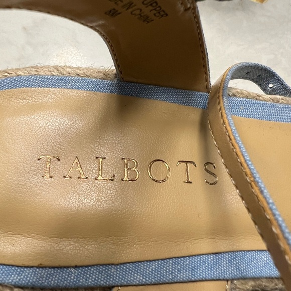 Talbots espadrille wedge heel sandals - Picture 6 of 9